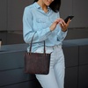 image:imageLeather Purse For Women  Real Leather Tote For Women  Ladies Shoulder Handbag For Work Travel Casual UseDeep Brown Vintage
