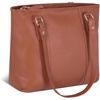image:imageLeather Purse For Women  Real Leather Tote For Women  Ladies Shoulder Handbag For Work Travel Casual UseNappa Cognac