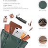 image:imageLeather Purse For Women  Real Leather Tote For Women  Ladies Shoulder Handbag For Work Travel Casual UseNappa Dark Green