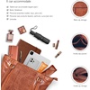 image:imageLeather Purse For Women  Real Leather Tote For Women  Ladies Shoulder Handbag For Work Travel Casual UseTan Small Weaving