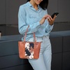 image:imageLeather Purse For Women  Real Leather Tote For Women  Ladies Shoulder Handbag For Work Travel Casual UseTanJersy