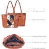 image:imageLeather Purse For Women  Real Leather Tote For Women  Ladies Shoulder Handbag For Work Travel Casual UseTanJersy