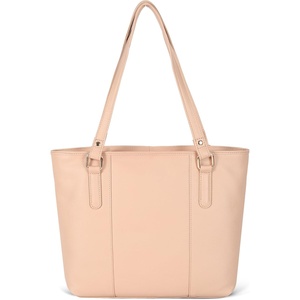 image:imageLeather Purse For Women  Real Leather Tote For Women  Ladies Shoulder Handbag For Work Travel Casual UseNappa Beige