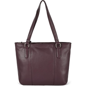 image:imageLeather Purse For Women  Real Leather Tote For Women  Ladies Shoulder Handbag For Work Travel Casual UseNappa Brown