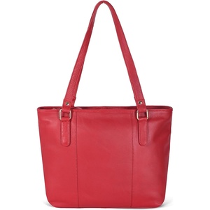 image:imageLeather Purse For Women  Real Leather Tote For Women  Ladies Shoulder Handbag For Work Travel Casual UseNappa Red